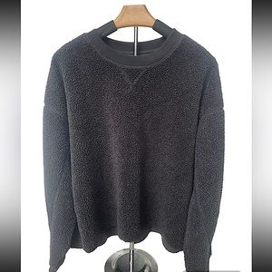 American Eagle Outfitters Black Fleece Sweatshirt (L)